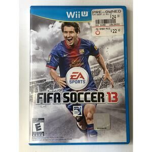FIFA Soccer 13 Nintendo Wii U 2012 With Manual